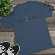 Load image into Gallery viewer, Live it Well Tri-Blend Crew Tee
