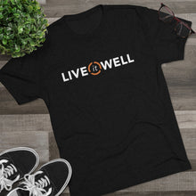 Load image into Gallery viewer, Live it Well Tri-Blend Crew Tee