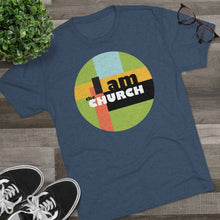 Load image into Gallery viewer, "I Am the Church" Tri-Blend Crew Tee