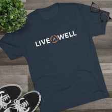 Load image into Gallery viewer, Live it Well Tri-Blend Crew Tee