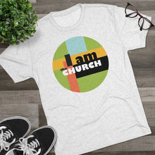 Load image into Gallery viewer, "I Am the Church" Tri-Blend Crew Tee