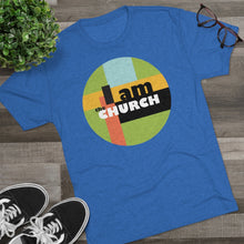Load image into Gallery viewer, "I Am the Church" Tri-Blend Crew Tee