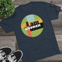 Load image into Gallery viewer, "I Am the Church" Tri-Blend Crew Tee
