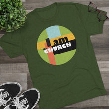 Load image into Gallery viewer, "I Am the Church" Tri-Blend Crew Tee