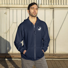 Load image into Gallery viewer, J Embroidered Zip-Up Hoodie