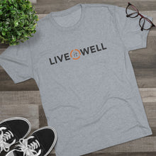 Load image into Gallery viewer, Live it Well Tri-Blend Crew Tee
