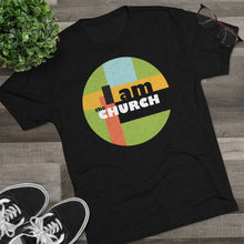 Load image into Gallery viewer, "I Am the Church" Tri-Blend Crew Tee
