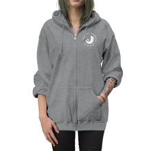 Load image into Gallery viewer, J Embroidered Zip-Up Hoodie