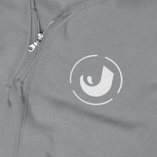 Load image into Gallery viewer, J Embroidered Zip-Up Hoodie
