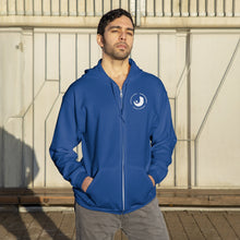 Load image into Gallery viewer, J Embroidered Zip-Up Hoodie
