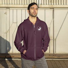Load image into Gallery viewer, J Embroidered Zip-Up Hoodie

