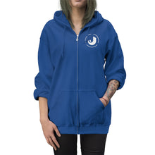 Load image into Gallery viewer, J Embroidered Zip-Up Hoodie
