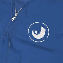 Load image into Gallery viewer, J Embroidered Zip-Up Hoodie
