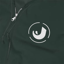 Load image into Gallery viewer, J Embroidered Zip-Up Hoodie
