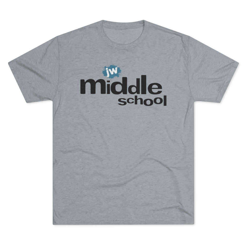 JW Middle School Tri-Blend Crew Tee