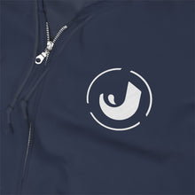 Load image into Gallery viewer, J Embroidered Zip-Up Hoodie
